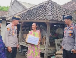 Minggu Kasih, Kapolres Jembrana Berikan Bantuan Sembako kepada Masyarakat Yang Kurang Mampu di Lingkungan Samiana Gilimanuk