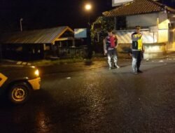 Polsek Bebandem Menghimbau Waspada Kejahatan Curas, Curat, dan Curanmor di Wilkum Bebandem dalam Patroli Blue Light Patrol