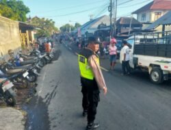 Anggota Polsek Kubu Tergelar di Lapangan Atensi Giat Masyarakat Pagi Hari, Wujudkan Keamanan dan Kelancaran