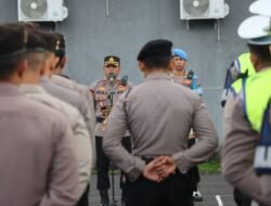 Wakapolres Karangasem Pimpin Apel Jam Pimpinan, Ingatkan Kesiapan Personil Jelang HUT Bhayangkara