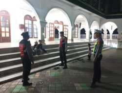 Jaga Kondusivitas Malam Takbiran di Wilayah Hukum Polsek Sidemen