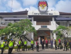 Satgas OMB Amankan Kantor KPU Bali