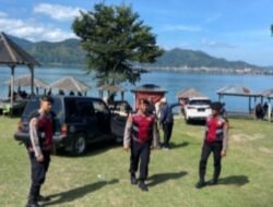 Jaga Kamtibmas Hari Ke 2 Hari Raya idul Adha, Samapta Polres Aceh Tengah Patroli Lokasi Wisata