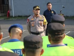 Wakapolres Karangasem Pimpin Apel OMB Hari Kedua Penetapan Pemilu