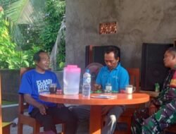 Guna Mempererat Sinergitas, Babinsa Komsos Bersama Perangkat Desa