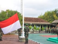 Pimpin Upacara Bendera Hari Senin, Dandim 1617/Jembrana Letkol Inf M. Adriansyah S.I.P.,M.I.P. Jauhi Judi Online !