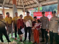 Satuan Narkoba Polres Karangasem Gelar Bakti Sosial dalam Rangka HUT Bhayangkara ke-78