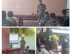 Personil Kodim 1617/Jembrana, Mengikuti Penyuluhan Bantuan Hidup Dasar, di Rangkaikan dengan Tes Urin