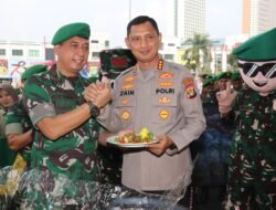 Hari Bhayangkara ke-78, Danrem 052/Wijayakrama Beri Kejutan ke Kapolres