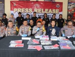 ­Polres Mesuji Gelar Press Release Penangkapan Pulaku Pembunuhan Siswi SMKN 01 Tanjung Raya Kabupaten Mesuji