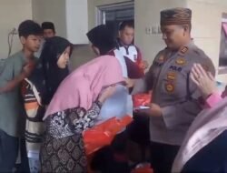 Indahnya Berbagi, Kapolsek Pasar Kemis Polresta Tangerang Santuni Anak Yatim