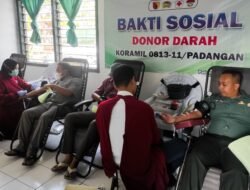 Peduli Sesama, Koramil Padangan Bojonegoro gelar Bakti Sosial Donor Darah