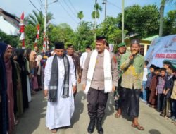 Kapolres Lhokseumawe Resmikan Bantuan Rehap Balai Pengajian Babul Ulum Al-Aziziyah