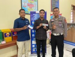 Satlantas Polres Aceh Timur Sosialisasi Penerapan BPJS Kesehatan Dalam Pembuatan SIM