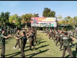 Mendukung Tugas Pokok, Kodim 0817/Gresik Latihan Bela Diri Taktis