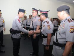 Kapolda Irjen A Rachmad Wibowo Pimpin Serah Terima 4 Pejabat Utama dan 4 Kapolres Dijajaran Polda Sumsel
