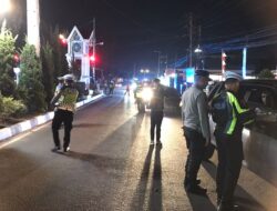 Wujudkan Kamseltibcarlantas, Lagi Polres Aceh Tengah Gelar Razia Gabungan Malam Hari