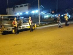 Polsek Bebandem Menghimbau Waspada Kejahatan Curas, Curat, dan Curanmor di Wilkum Bebandem dalam Patroli Blue Light Patrol