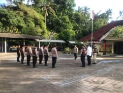 Wakapolsek Abang Pimpin Apel Pagi, Sampaikan Arahan