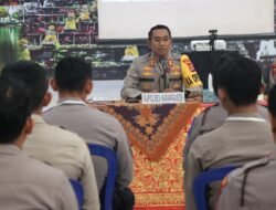 Kapolres Karangasem Beri Arahan Pasca Pembukaan Latihan Pra Operasi Cipkon Agung 2024