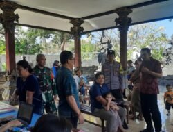 Babinsa Desa Melaya Laksanakan Pendampingan Pada Kegiatan Sub Pekan Imunisasi Nasional (PIN) Polio di Wilayah