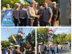 Operasi Patuh Semeru 2024, Polres Ngawi Pasang Convex Mirror