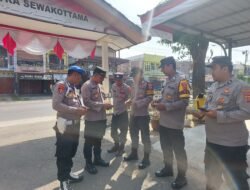 Kapolsek Muara Satu Ingatkan Personel untuk Menjauhi Narkoba dan Judi