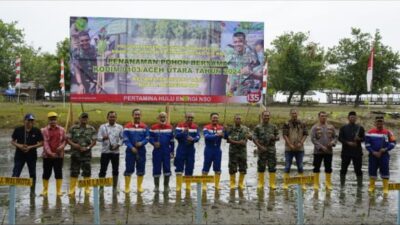 Peringati Hari Manggrove Sedunia, TNI Tanam 10.000 Bibit Pohon Mangrove Dan Bhakti Sosial.