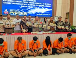 Polda Lampung Gagalkan Pengiriman 30 Kg Sabu di Tol Bakauheni, Amankan Tujuh Tersangka