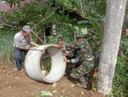 TMMD Ke-121 Kodim 0106/ Ateng Rehab MCK Menjadi salah satu Program Pembangunan Fisik