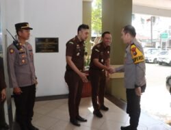 Perkuat Sinergitas Diawal Tugas Kapolres Tulungagung Kunjungi Kejaksaan