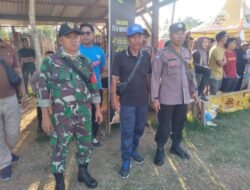 Sinergitas Kodim dan Polres Jembrana Amankan Turnamen Sepak Bola Tarkam Tegal Badeng Barat Cup III Tahun 2024