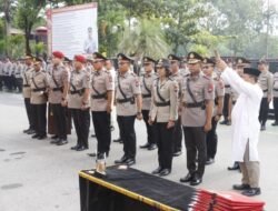 Kapolresta Barelang Pimpin Upacara Serah Terima Jabatan, 8 Pejabat Polresta Barelang