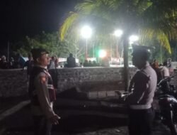 Tingkatkan Giat Blue Light Patrol, Upaya Patroli Polsek Kubu Cegah Gangguan Kamtibmas Malam Hari