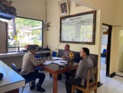 Wakapolres Karangasem Laksanakan Kontrol ke Mako Polsek Abang