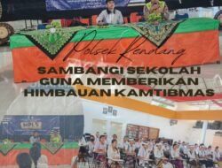 Polsek Rendang Sambangi Sekolah Yayasan UWP Astika Dharma Sampaikan Himbauan Kamtibmas