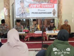 Melalui “Jum’at Curhat” Kapolres Karangasem Serap Aspirasi dan Berbagi dengan Warga Kampung Punia
