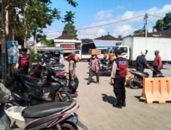 Patroli Dialogis Sat Samapta Polres Karangasem Dialogis di Pasar Karang Sokong, Subagan