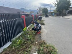 Wujudkan Lingkungan Bersih dan Asri, Rutan Takengon Melaksanakan Gotong Royong