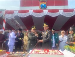 Dandim 0829 Berikan Ucapan Selamat HUT Bhayangkara ke-78 Kepada Kapolres Bangkalan