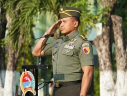 Kasi Ops Kasrem 084/Bhaskara Jaya Pimpin Upacara Bendera di Makorem