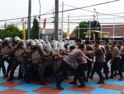Tingkatkan Kemampuan, Polres Majalengka Gelar Latihan Penanganan Kontinjensi Pilkada 2024