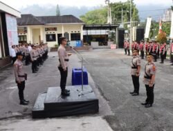 Wakapolres Aceh Tengah Di Ganti, Kapolres Pimpin Serah Terima Jabatan
