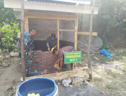 Pembangunan MCK Program TMMD Segera Selesai