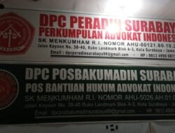 DPC PERADIN SURABAYA Atau Perkumpulan Advokad Indonesia (PAI)  Memberikan Keterangannya Dengan Tegas !