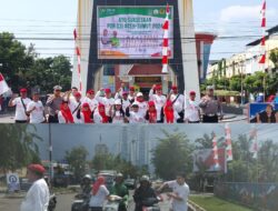 Satgas Inti Prabowo (SIP) Membagikan 1000 Bendera Menjelang HUT Kemerdekaan Republik Indonesia Ke -79