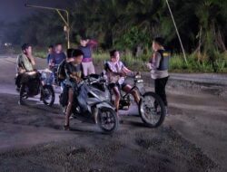 Guna Antisipasi Balap Liar Dan Tindak Pidana C 3, Jajaran Polsek Tanjung Raya Laksana Kan Giat Patroli