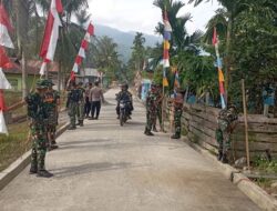 Satgas TMMD 121: Ajak Masyarakat Sambut HUT Kemerdekaan 79 Tahun