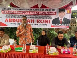 Abdullah Roni Kembali Laksanakan Sosper No.5 Tahun 2015 Tentang Penanggulangan Kemiskinan