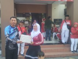 Ahmad Nurdin S.ip Lurah Gembor Buka Giat Senam Sehat Bersama